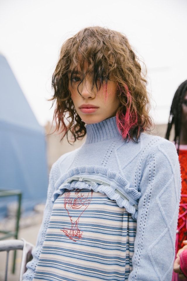 Cormio AW23 MFW Dazed Cris Fragkou beauty 2