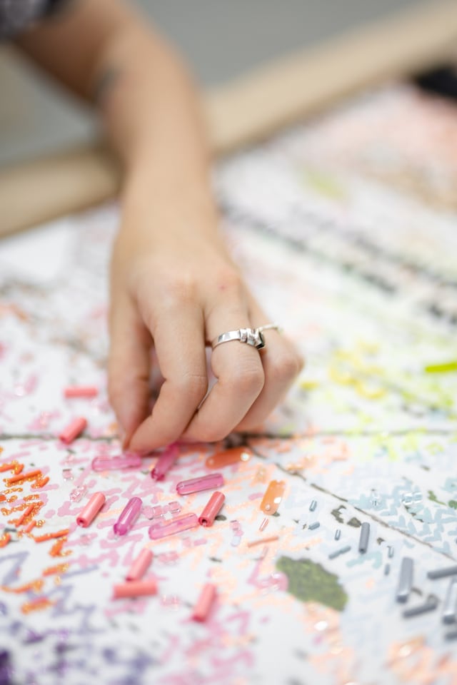 &#39;Sur le fil&#39; chanel 19m exhibition paris dakar 16