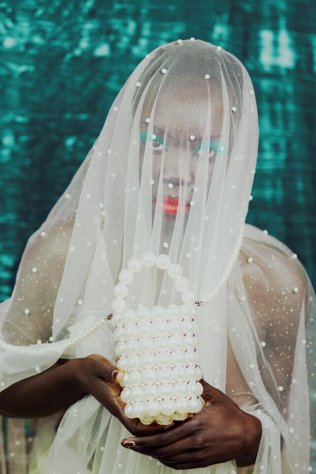 Atong, Atem, “Pearl Veil” 1