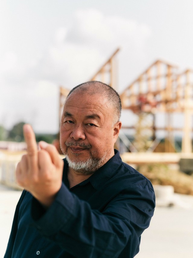 Ai Weiwei at his studio