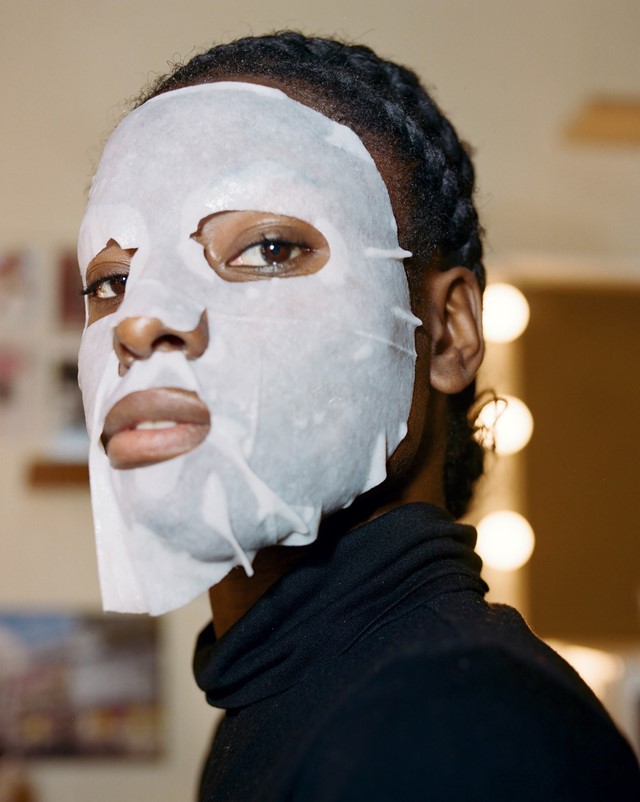 Performer and aerialist Farrell Cox