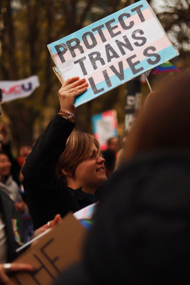Edinburgh trans protest 1