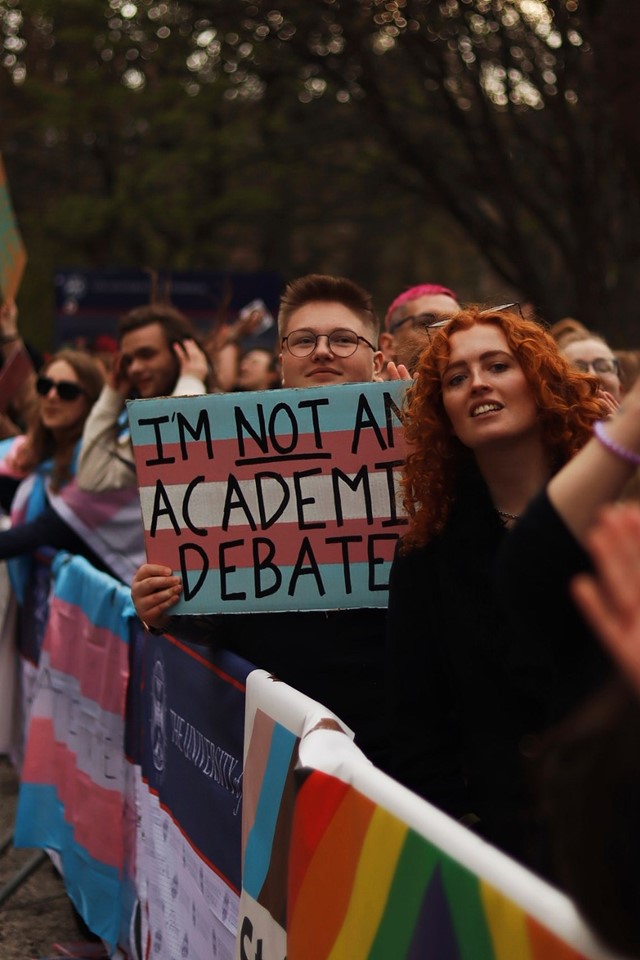 Edinburgh trans protest | Dazed