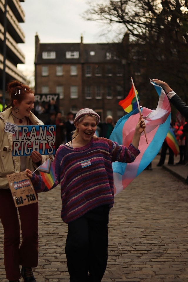 Edinburgh trans protest 3