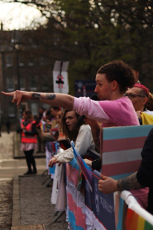 Edinburgh trans protest 5