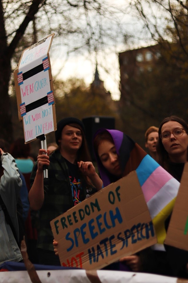 Edinburgh trans protest | Dazed