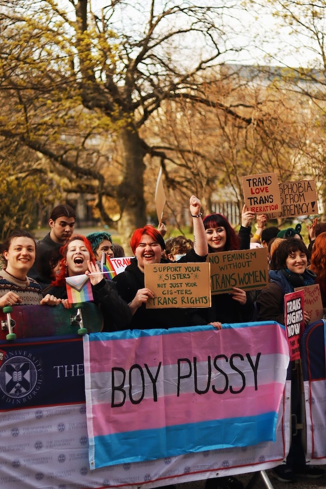 Edinburgh trans protest 8