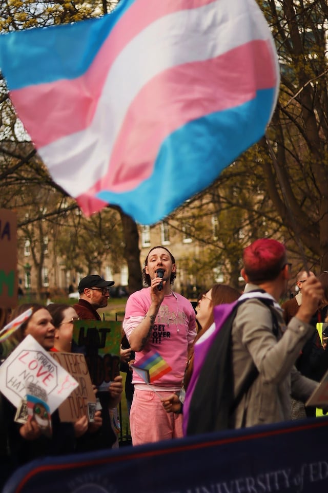 Edinburgh trans protest 24