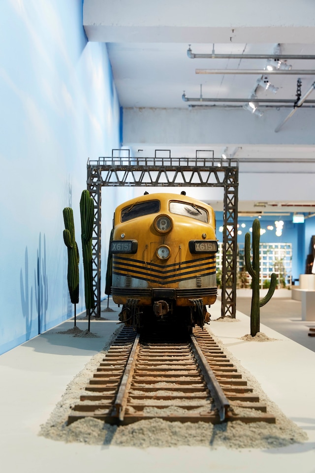 Train, Asteroid City Exhibition, 180 Studios, Lond 17