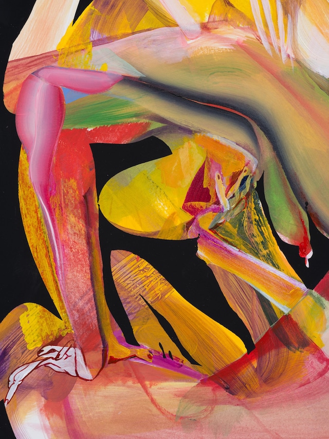 Christina Quarles, “Wrestlin&#39;” (detail) (2023 3