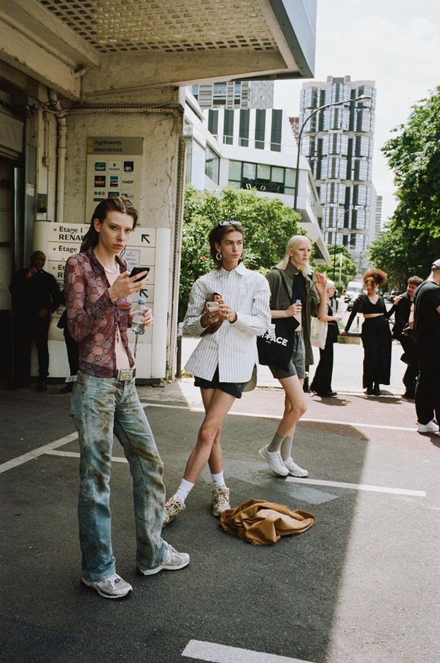 London Fashion Week Street Style SS24 by Yu Fujiwara