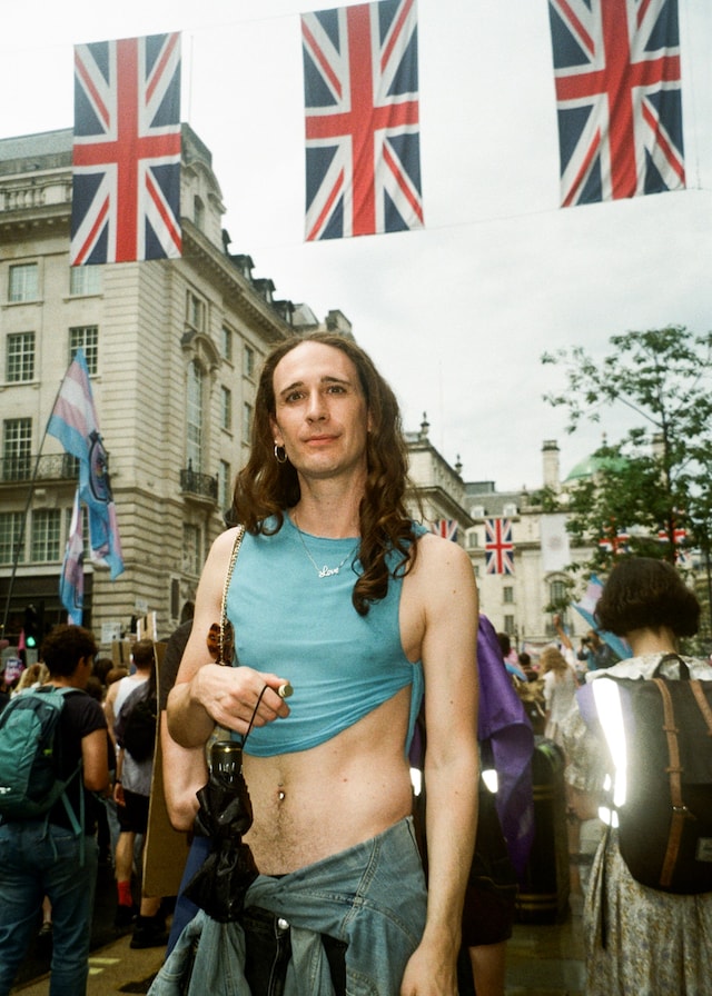 trans pride protest london 2023 7