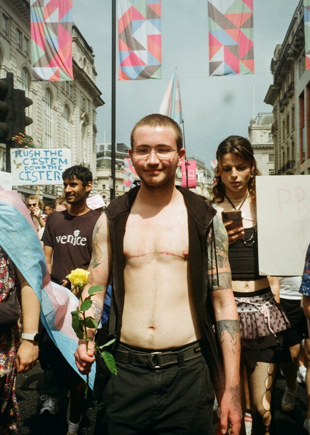trans pride protest london 2023 12