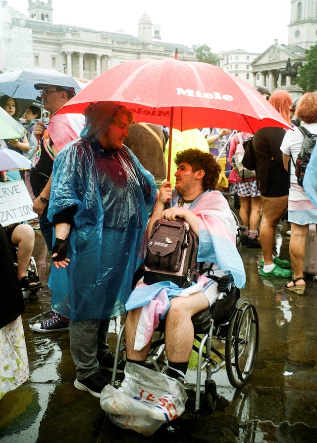 trans pride protest london 2023 29