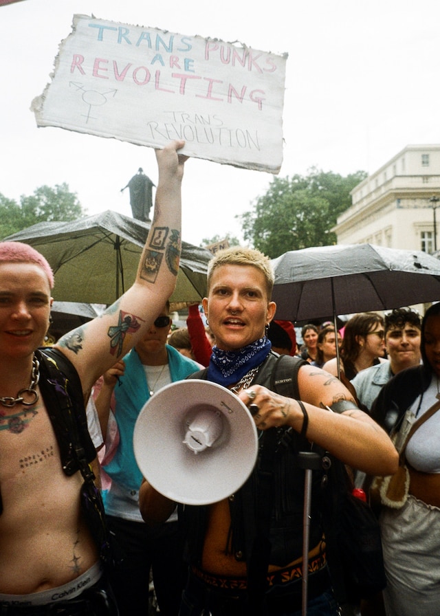 trans pride protest london 2023 37