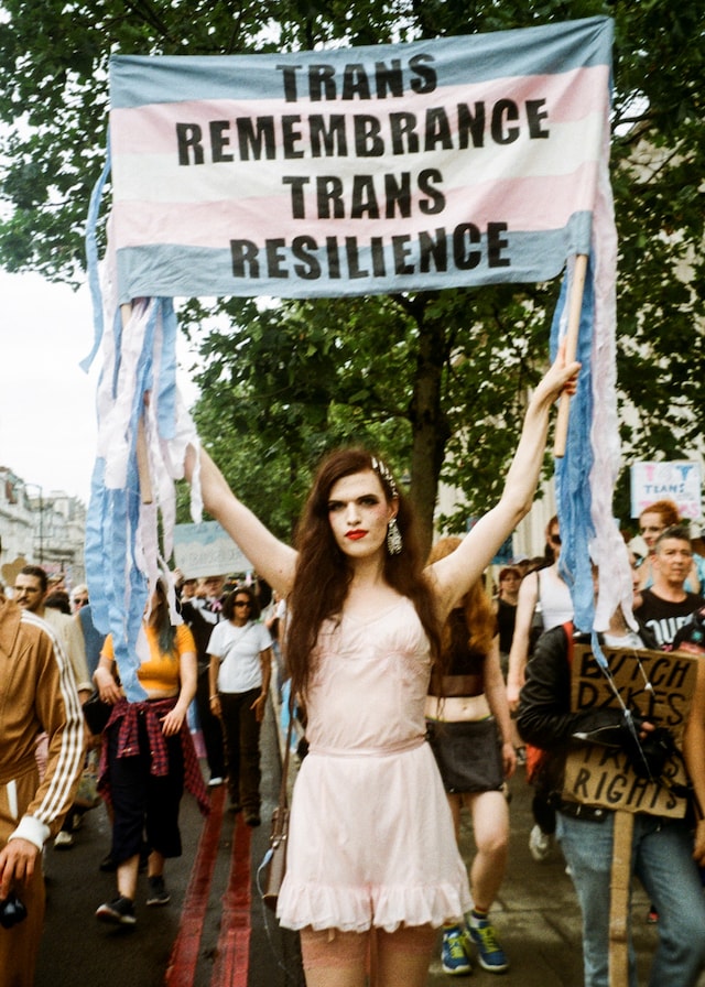 trans pride protest london 2023 38