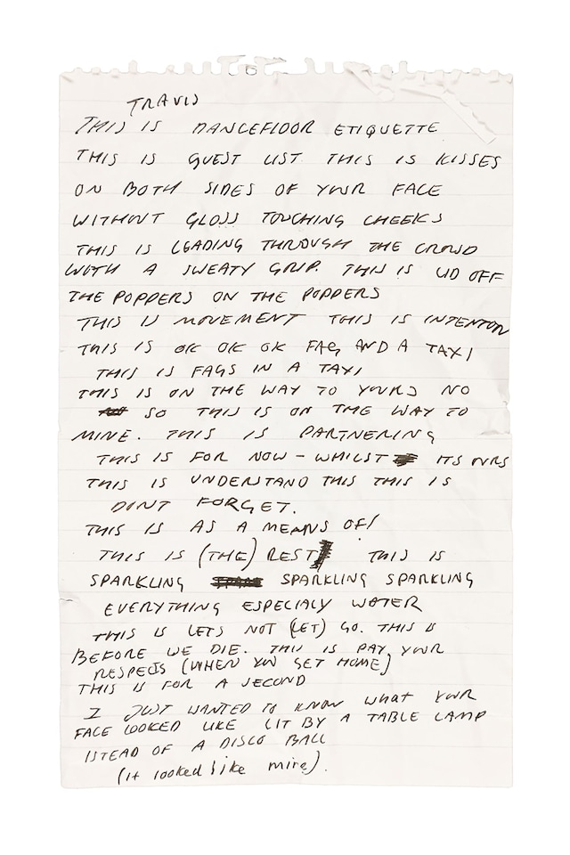 Rene Matić, “Handwritten note II” (2023) 5