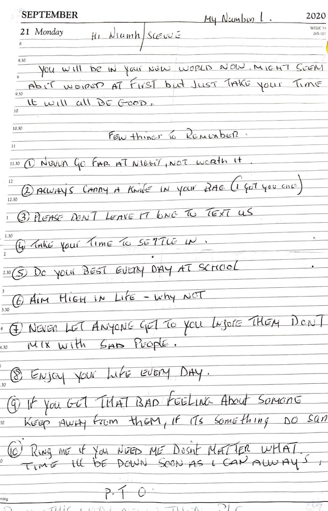Niamh Quigley, ‘My dad’s letter’ 6