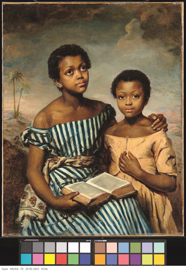 Emma Soyer, Two Children with a Book 1