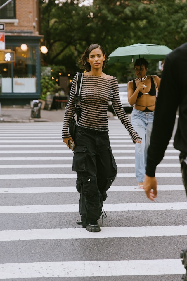 New York Fashion Week SS24 shows street style Cris Fragkou 3