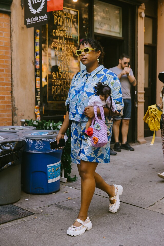 New York Fashion Week street style SS24 Cris Fragkou 4
