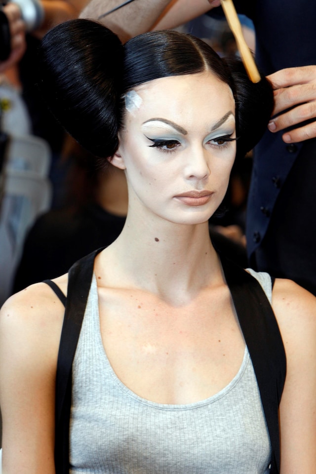 Backstage beauty at Dior over the years 12