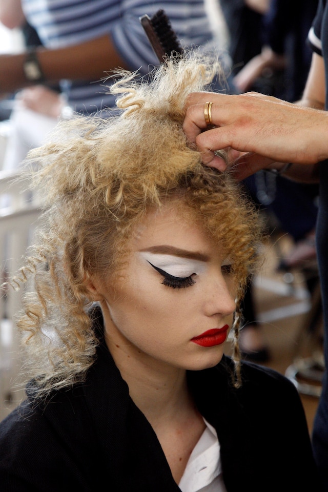 Backstage beauty at Dior over the years 22
