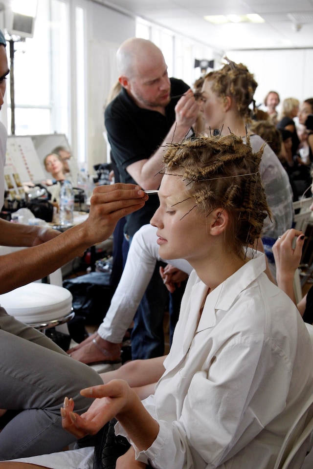 Backstage beauty at Dior over the years 23
