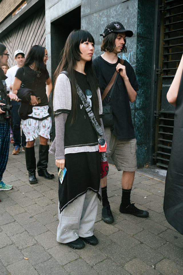 London Fashion Week SS24 street style photos Yu Fujiwara 11