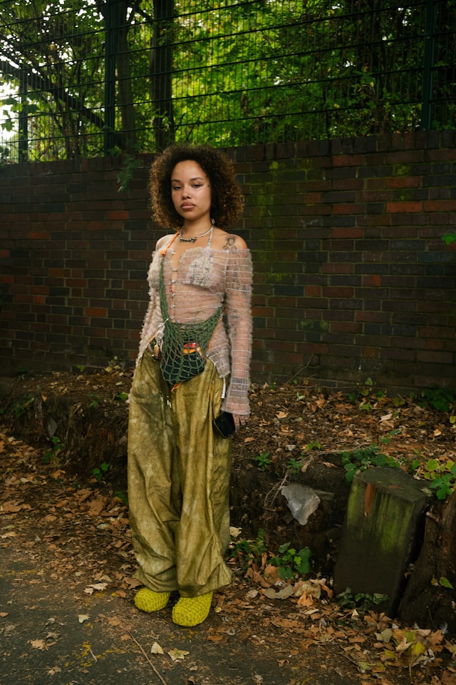 London Fashion Week SS24 street style photos Yu Fujiwara 13