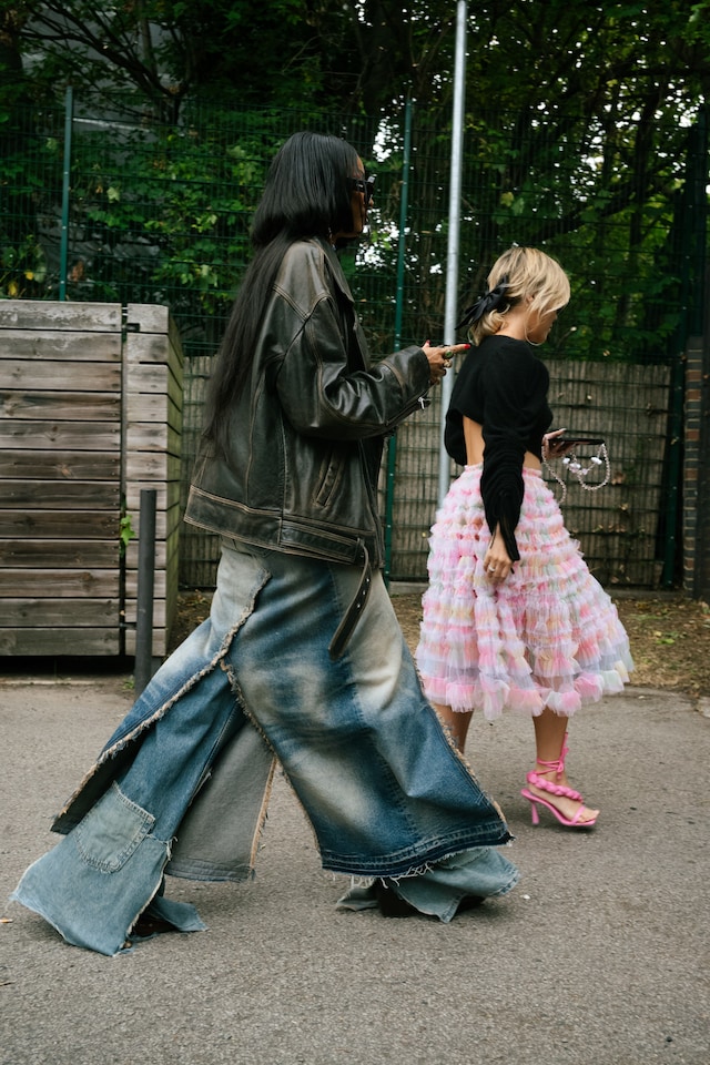 London Fashion Week SS24 street style photos Yu Fujiwara 15