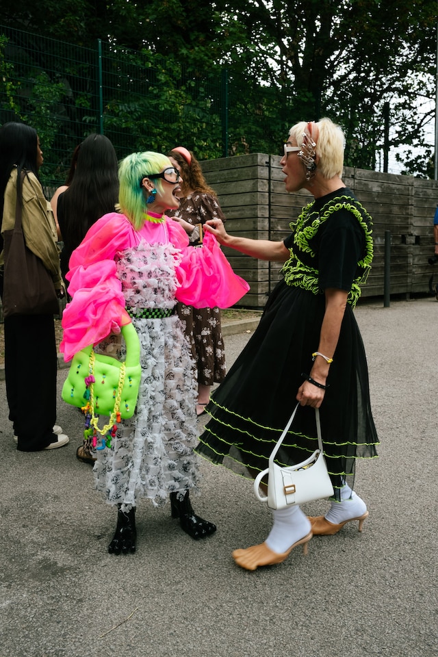 London Fashion Week SS24 street style photos Yu Fujiwara 16