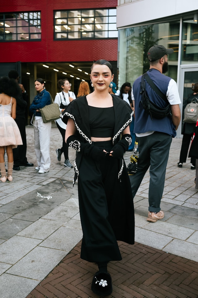 London Fashion Week SS24 street style photos Yu Fujiwara 24