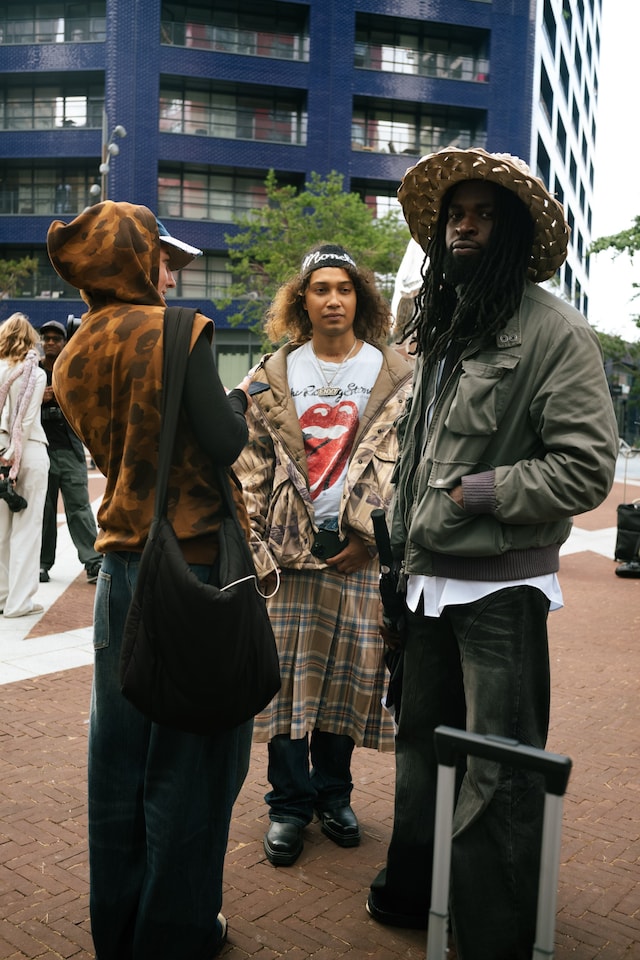 London Fashion Week SS24 street style photos Yu Fujiwara 25