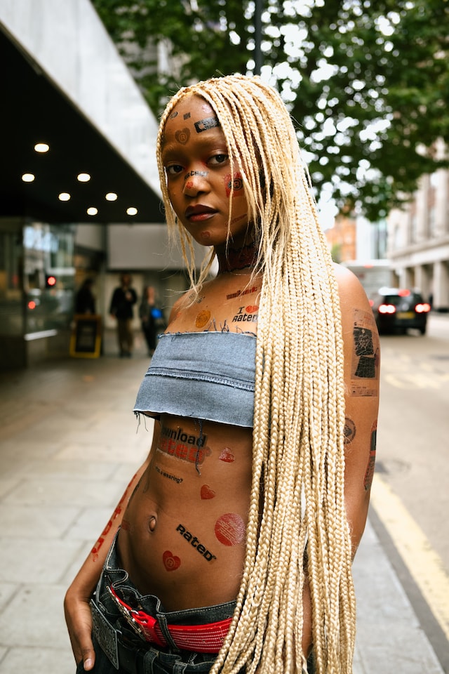 London Fashion Week SS24 street style photos Yu Fujiwara 28