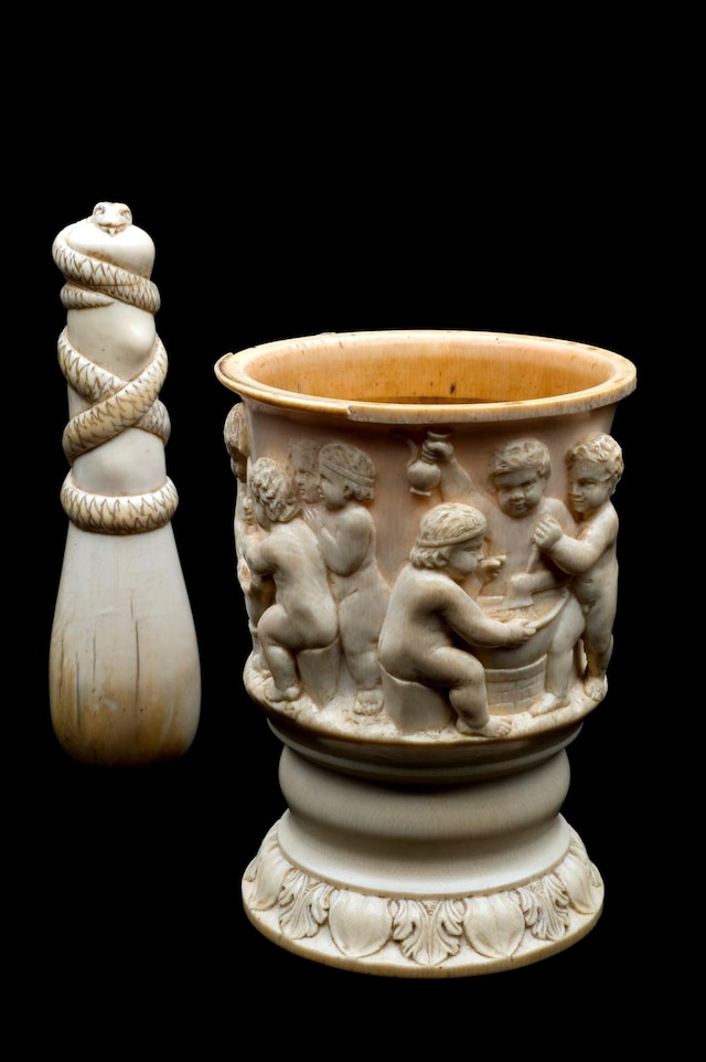 WELL-11079 ivory mortar and pestle 10
