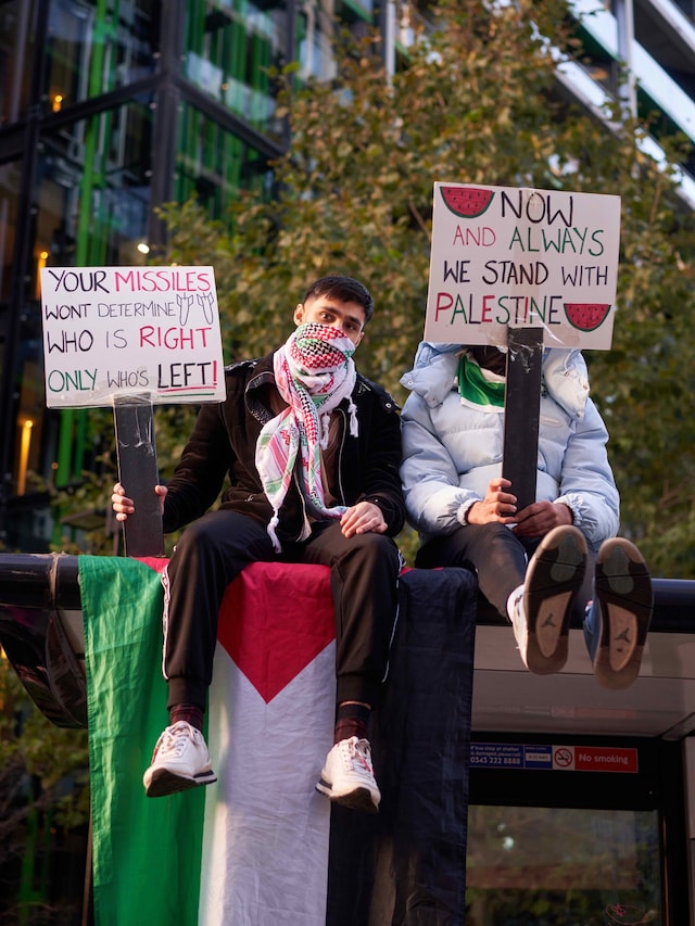 The pro-Palestine in London on 11 November 2023 17