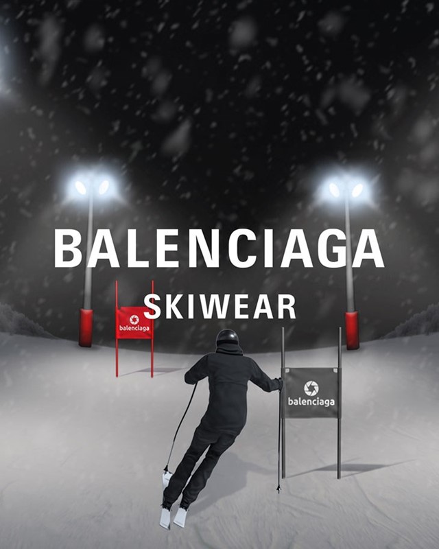 BALENCIAGA HITS THE SLOPES 