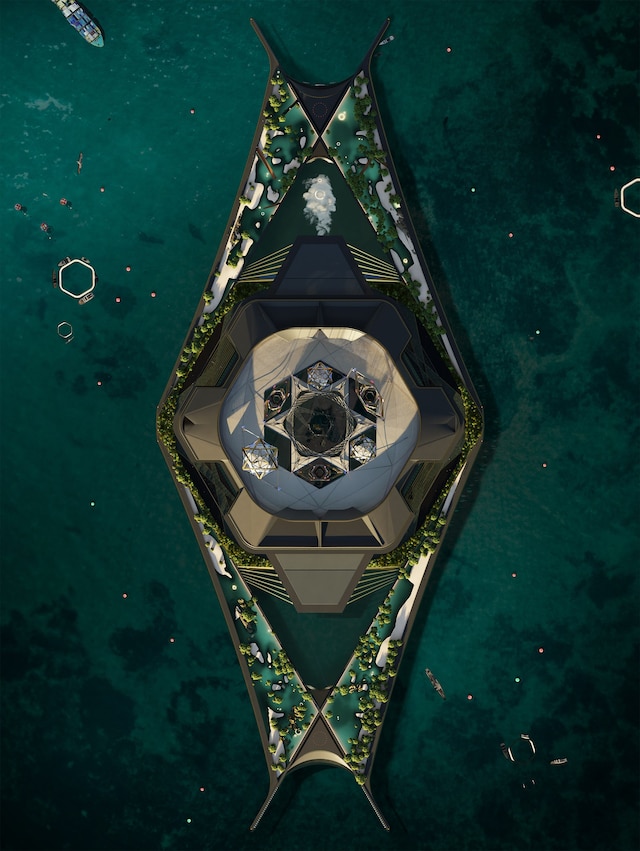 Ascensio space elevator concept art 5