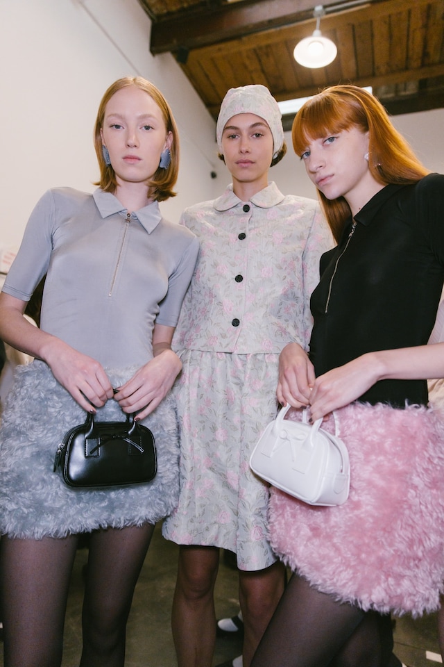 Sandy Liang AW24 at NYFW by Cris Fragkou 3