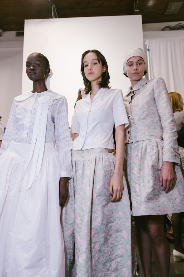 Sandy Liang AW24 at NYFW by Cris Fragkou 22