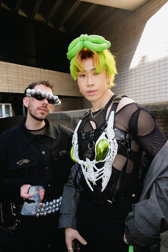 Yu Fujiwara AW24 London Street Style shows 0