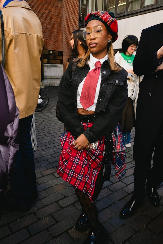 Yu Fujiwara AW24 London Street Style shows 1