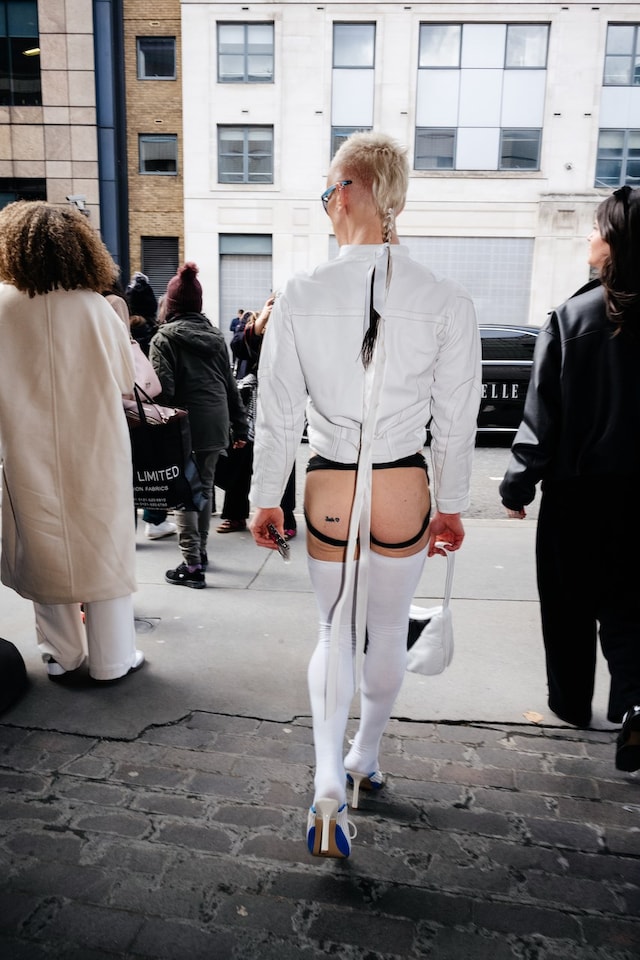 Yu Fujiwara AW24 London Street Style shows 2