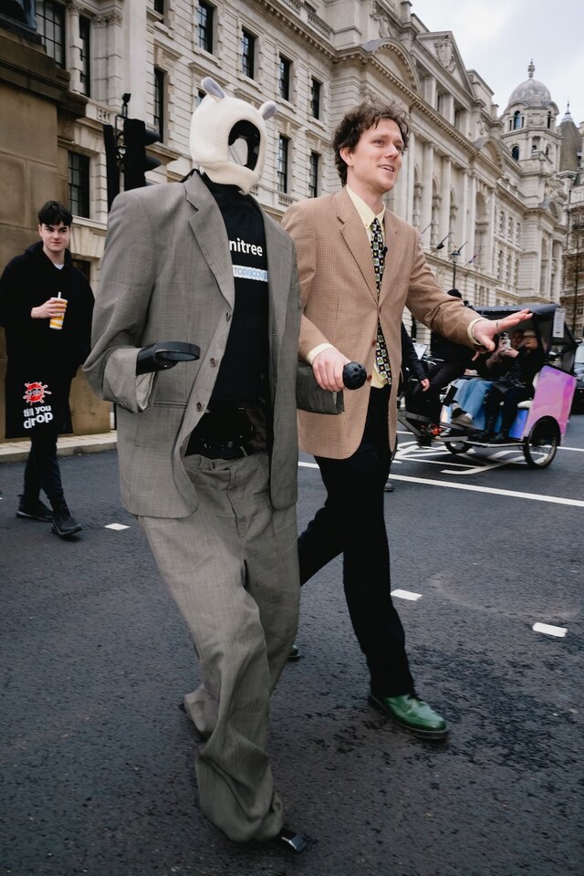 Yu Fujiwara AW24 London Street Style shows 9