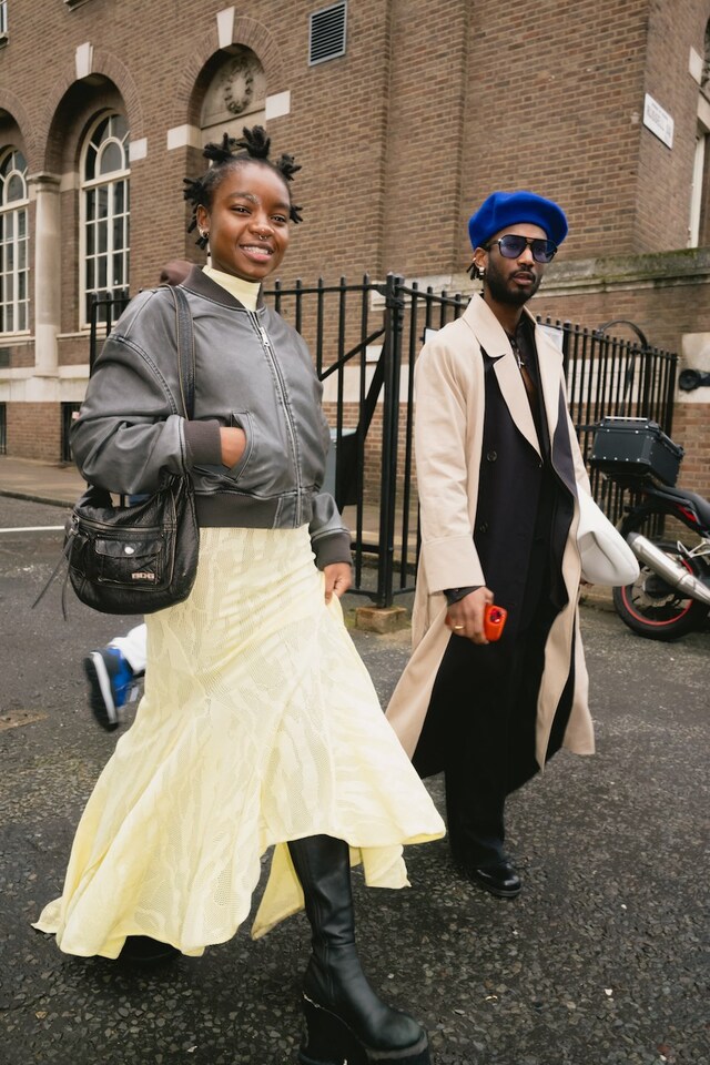 Yu Fujiwara AW24 London Street Style shows 16