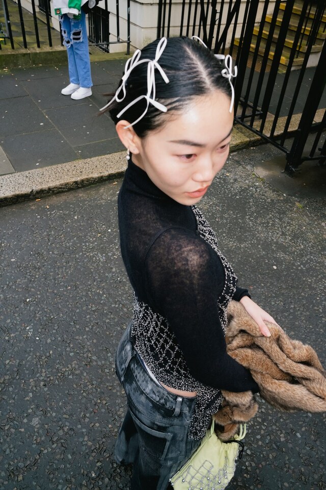 Yu Fujiwara AW24 London Street Style shows 19