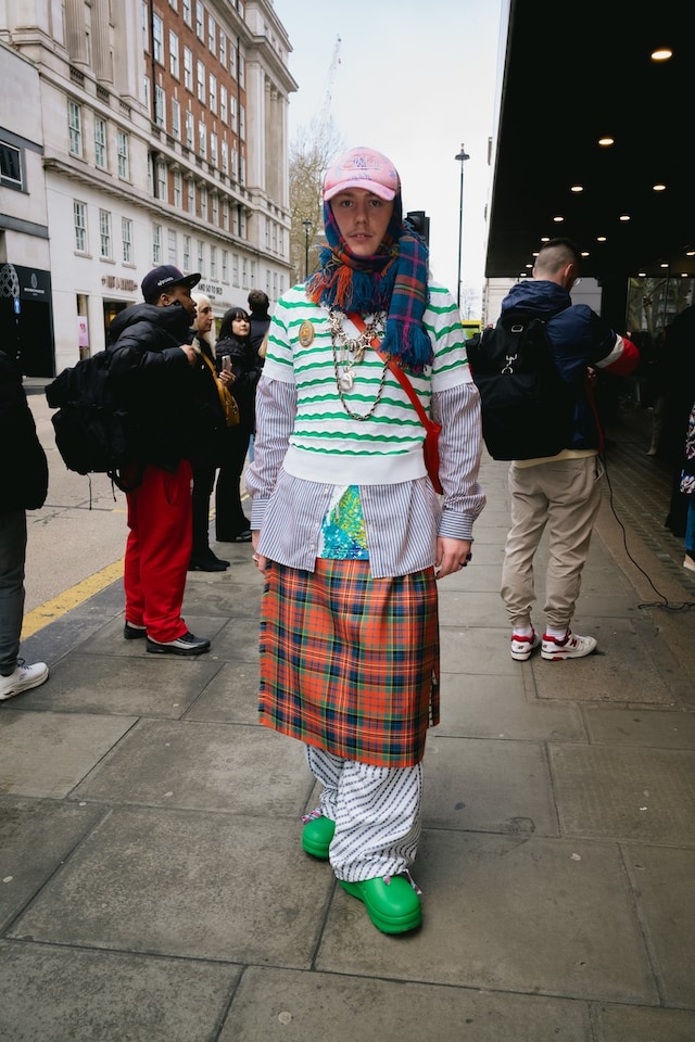 Yu Fujiwara AW24 London Street Style shows 27