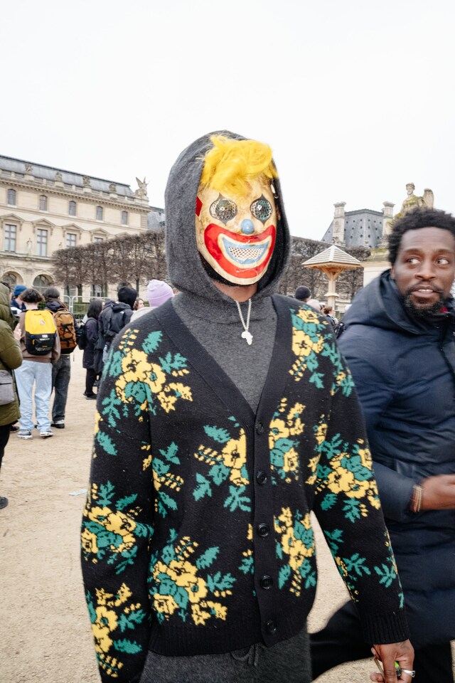 Paris Fashion Week AW24 street style Yu Fujiwara 0
