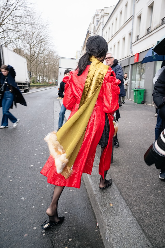 Paris Fashion Week AW24 street style Yu Fujiwara 14